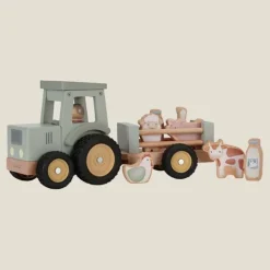 Kraamcadeau Tractor met trailer - Little Dutch