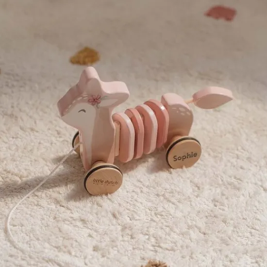 Kraamcadeau Trekdier hert - Little Dutch