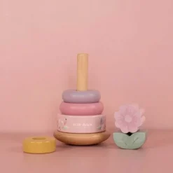 Kraamcadeau Tuimelstapelaar met naam - Little Dutch