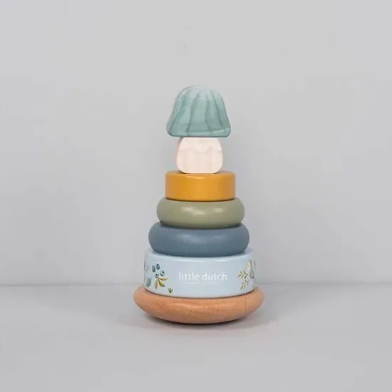 Kraamcadeau Tuimelstapelaar met naam - Little Dutch