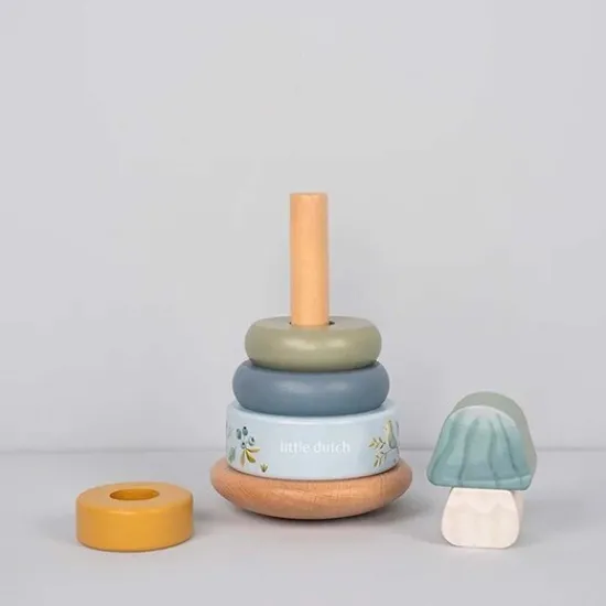 Kraamcadeau Tuimelstapelaar met naam - Little Dutch