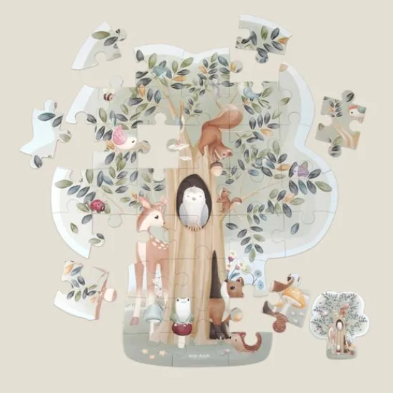 Kraamcadeau Vloerpuzzel – Forest Friends - Little Dutch