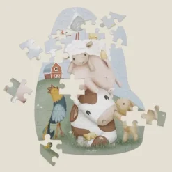 Kraamcadeau Vloerpuzzel &ndash; Little Farm - Little Dutch