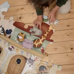 Kraamcadeau Vloerpuzzel &ndash; Noah's Ark - Little Dutch