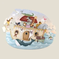 Kraamcadeau Vloerpuzzel &ndash; Noah's Ark - Little Dutch