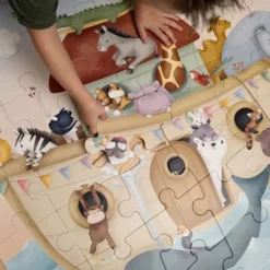 Kraamcadeau Vloerpuzzel &ndash; Noah's Ark - Little Dutch