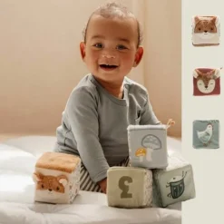 Kraamcadeau Zachte blokkenset - Little Dutch